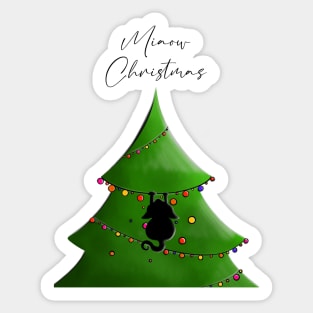 Miaow Christmas Sticker